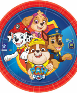 Décoration anniversaire Pat Patrouille Garcon Assiette carton anniversaire Pat'Patrouille bleue
