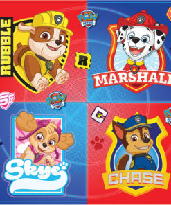 Serviette anniversaire Pat'Patrouille bleue