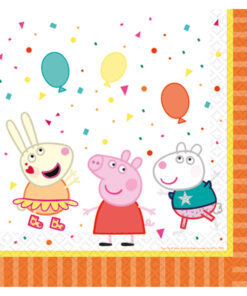 Serviette anniversaire Peppa Pig