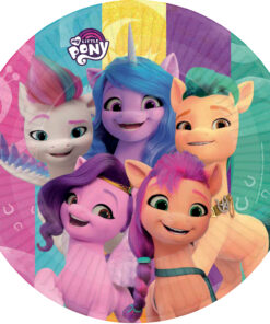 Decoration anniversaire my little pony Assiette carton anniversaire Mon Petit Poney