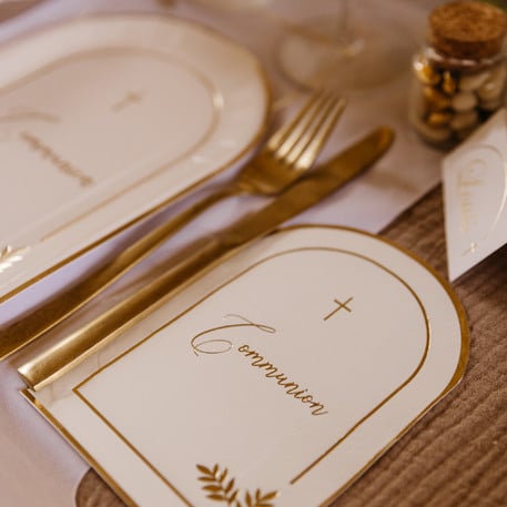 decoration communion vaisselle communion