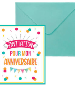 Carte d'invitation - Anniversaire