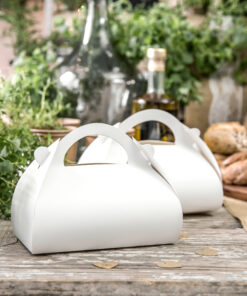 Boite à gateaux blanc