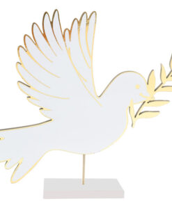 centrede table communion blanc et Or