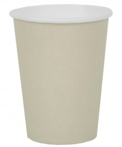 Gobelet carton sable ivoire