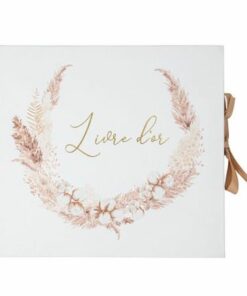 Livre d'or theme boheme champetre