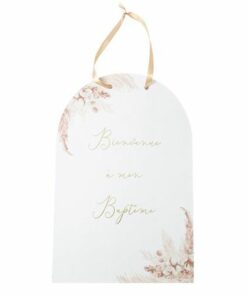 Pancarte bienvenue à mon baptême