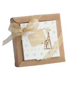 Boite a dragees girafe nina