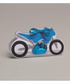 boite a dragees-moto-bleu