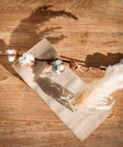 chemin de table en jute 15 cm x 5 m