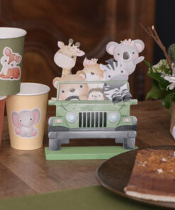 Centre de table theme jungle safari