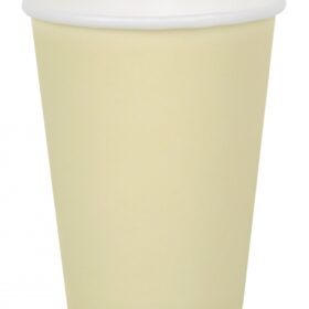 gobelet jaune pastel carton