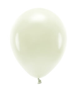 ballon biodegradable ivoire creme