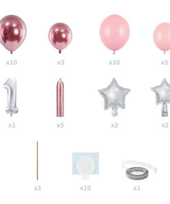Bouquet ballon chiffre 1 en kit