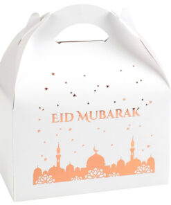 Boite a gateaux eid moubarak rose gold