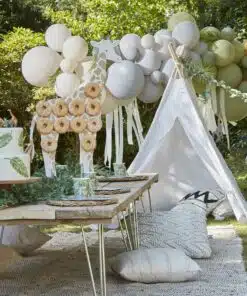 Décoration Jungle - Baptême Mixte