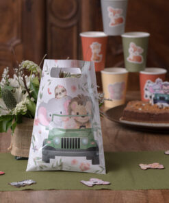 Pochette surprise anniversaire safari explorateur jungle