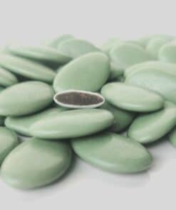 dragees chocolat vert eucalyptus vert olive
