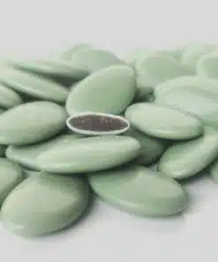 dragees chocolat vert eucalyptus vert olive