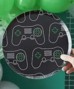 assiette anniversaire jeu video theme gamer