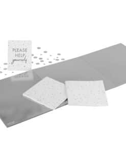 pleau argenté carton