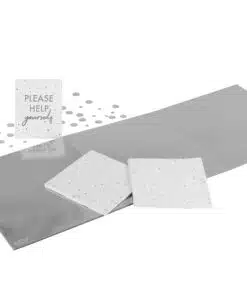 pleau argenté carton