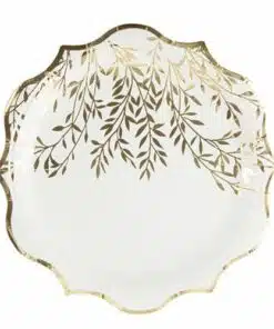 assiette jolis brins blanc