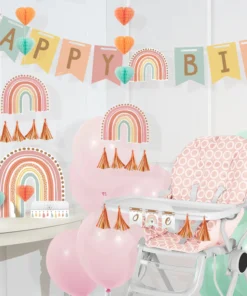 Alternative view of Guirlande Arc en ciel - Avec stickers