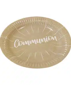 Assiette Communion - Kraft - Lot de 6
