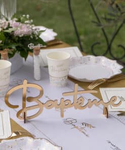 Centre de table Baptême