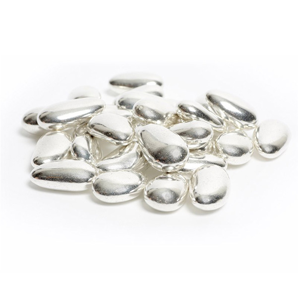 Dragées amande argentée