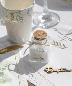 cadeau invité baptême bougie