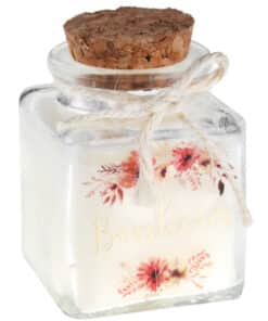 Alternative view of Cadeau Invité - Bougie Fleurie Bonheur