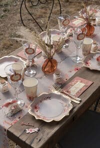 Alternative view of Gobelet Fleuri - Lot de 10