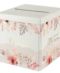 Urne Carton - Merci - Fleurie