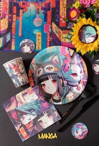 Gobelets Manga - Lot de 10