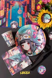 Gobelets Manga - Lot de 10