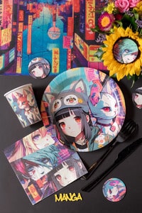 Gobelets Manga - Lot de 10