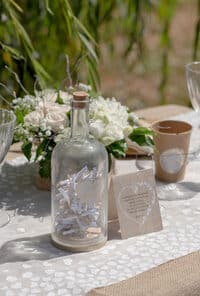 Bouteille Message - Mariage - Verre