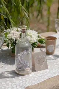 Bouteille Message - Mariage - Verre