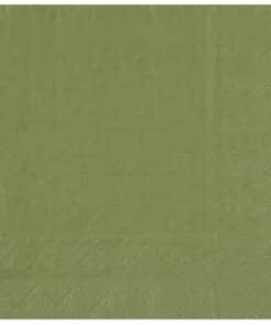 Serviettes papier - Vert Eucalyptus - Lot de 25