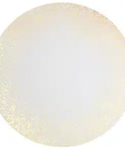 Set de table - Scintillant- Blanc et doré - Lot de 6