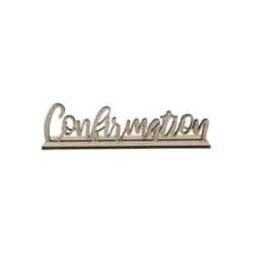 Centre de Table Confirmation - Bois