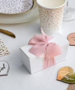 Ruban crepe rose poudré