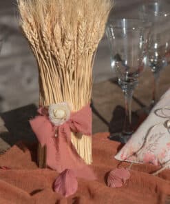 Ruban crepe terracotta