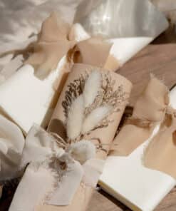 Ruban crepe mousseline champetre