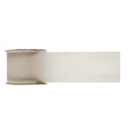 Ruban crepe ivoire