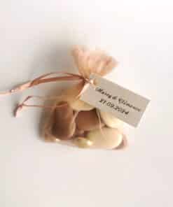 Sachet dragees taupe