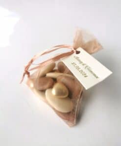 Sachet dragees taupe