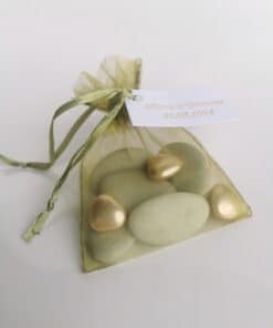 Sachet dragées vert sauge